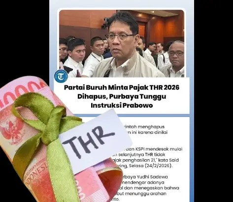 Read more about the article Respons Purbaya soal Desakan Penghapusan Pajak THR Pekerja